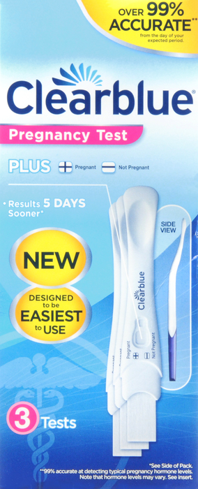 CLEARBLUE PLUS PREGNANCY TEST ANALOG 3CT