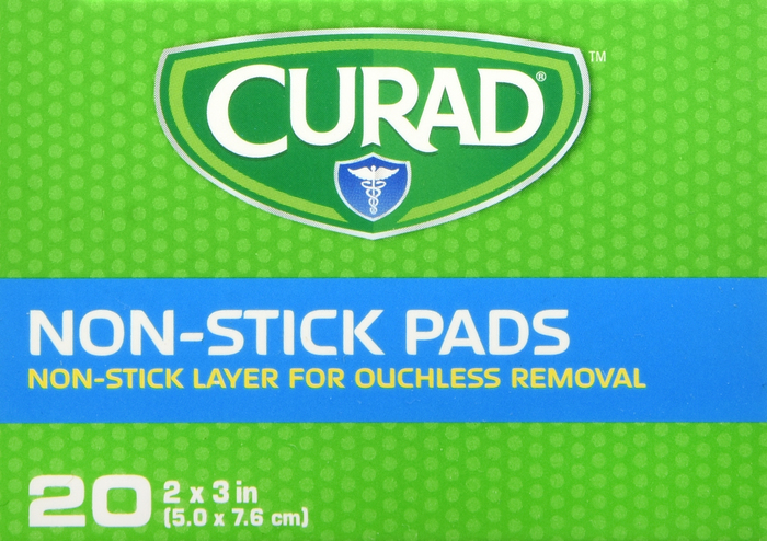 CURAD PAD NON-STICK 2"X3" 20CT