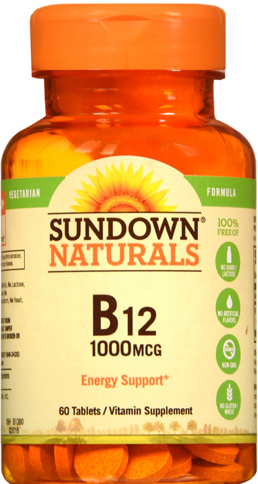 Sundown Vitamin B12 1000Mcg Tablets 60ct