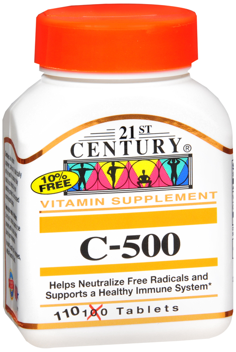 21st Century Vitamin C 500mg Tablets 110ct