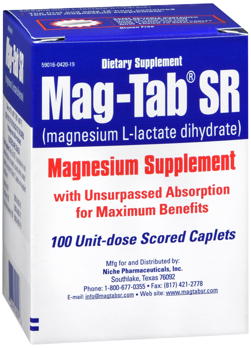 MAG-TAB-SR TABLET 100CT NICHE UD