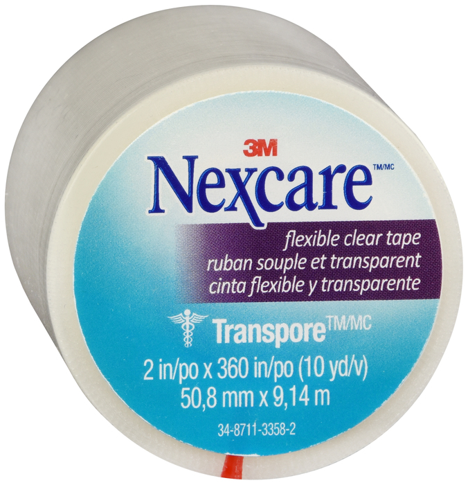 NEXCARE TAPE TRANSPORE CLR 2INX10YD