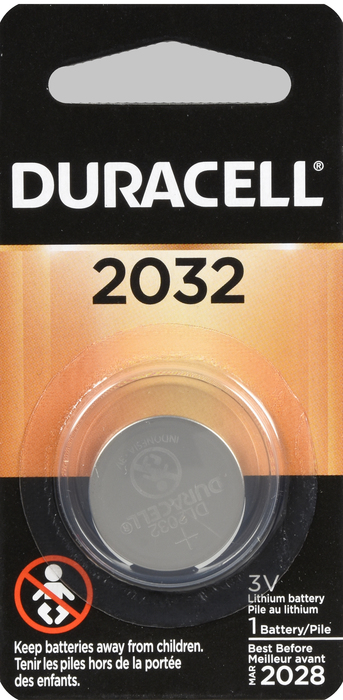 DURACELL COIN BUTTON BATTERY LM2032 1CT