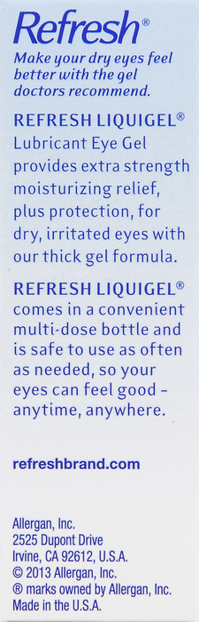 Refresh Liquigel Lubricant Eye Gel 15ml