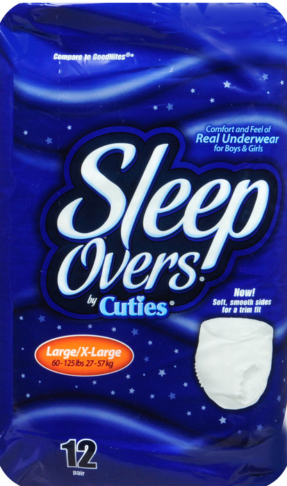 SLEEP OVERS YUTH LG/XL U/G 4X12