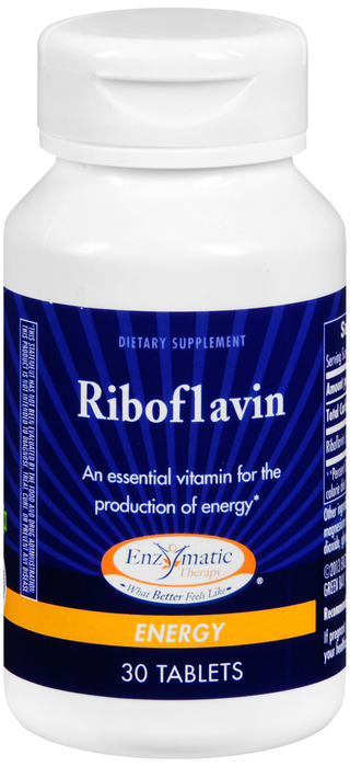 RIBOFLAVIN 400MG TABLET 30CT SCHWABE