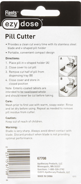 PILL CUTTER PORTABLE 67708 API