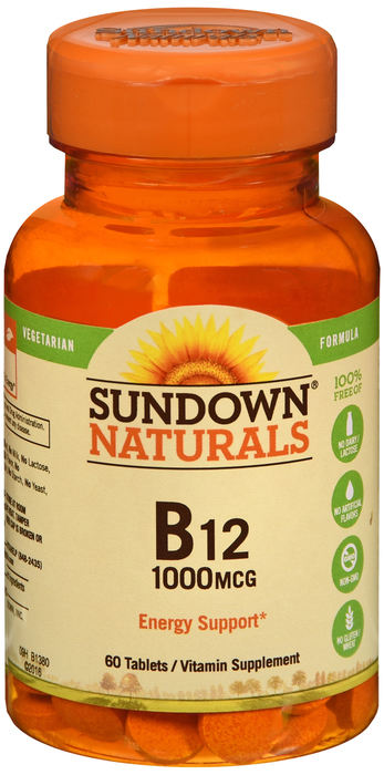 Sundown Vitamin B12 1000Mcg Tablets 60ct