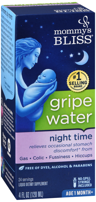 MOMMY'S BLISS GRIPE WATER NIGHT TIME 4OZ