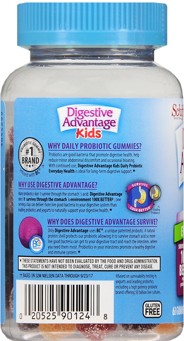 Digestive Advantage Kids Daily Probiotic Gummies 60ct