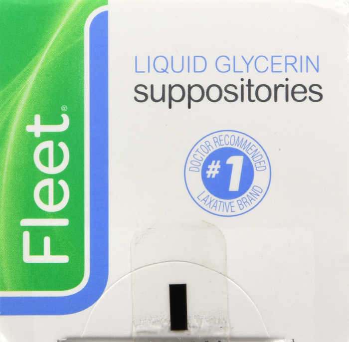 Fleet Liquid Glycerin Laxative Suppositories 4x4.5oz