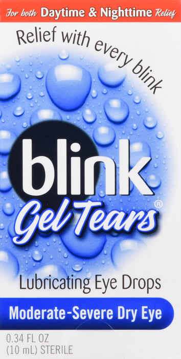 Blink Gel Tears Lubricating Eye Drops 10ml