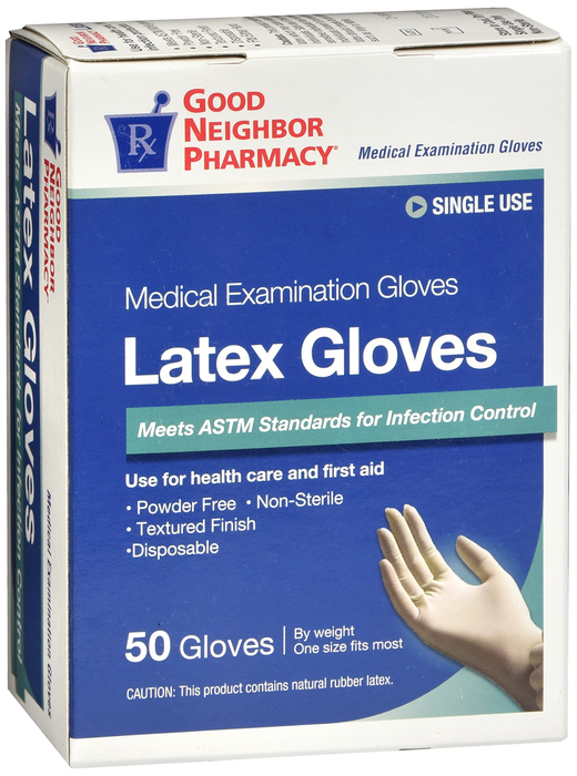 Good Neighbor Pharmacy Latex Gloves Powder Free 50ct