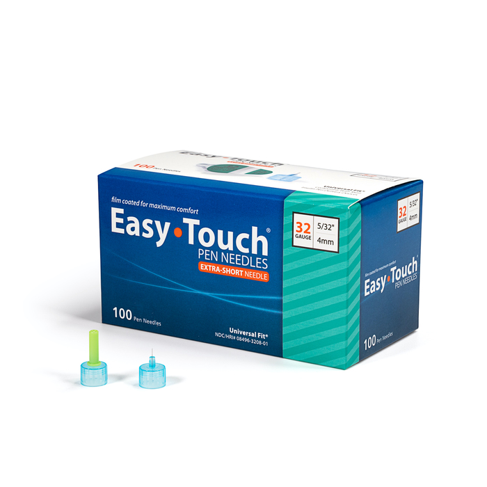 Easy Touch Pen Needles 32Gx4mm 5/32 100ct