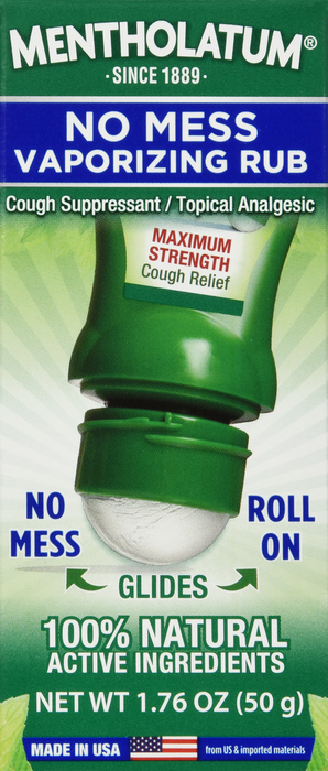 MENTHOLATUM NO MESS VAPOR RUB 1.96OZ