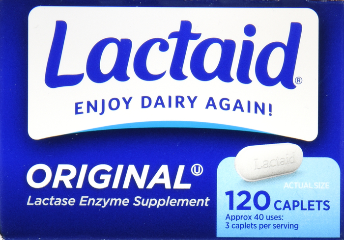 Lactaid Original Strength Caplets 120ct