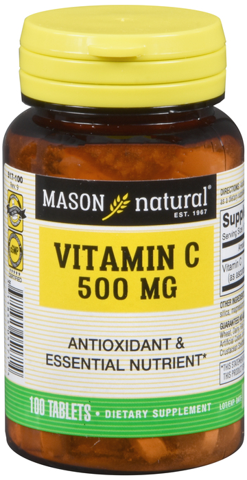 Mason Natural Vitamin C 500mg Tablets 100ct