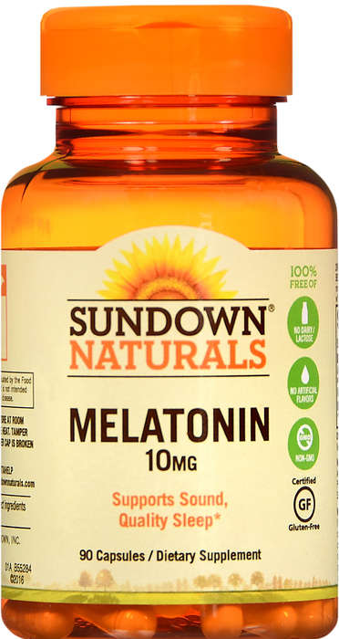 Sundown Melatonin 10mg Capsules 90ct