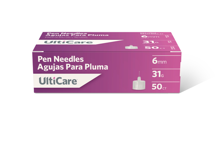 UltiCare Pen Needle 6mm 31g 50ct