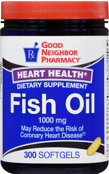 Good Neighbor Pharmacy Fish Oil 1000mg Softgels 300ct