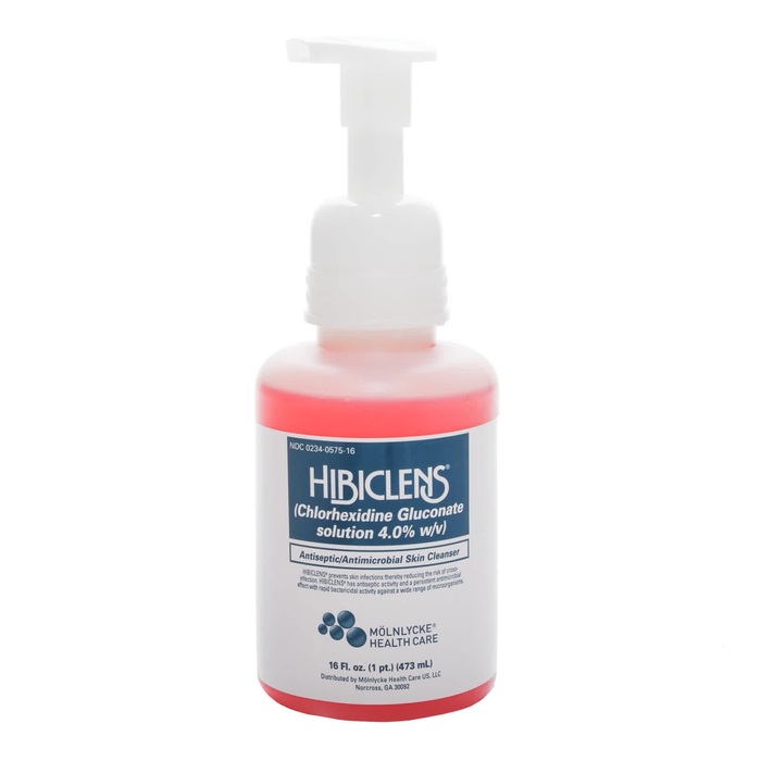 HIBICLENS CHLOR GLUC SOL W/PUMPS 12X16OZ