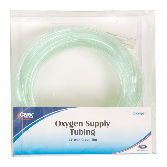 Carex Oxygen Supply Tubing With Green Tint 25'