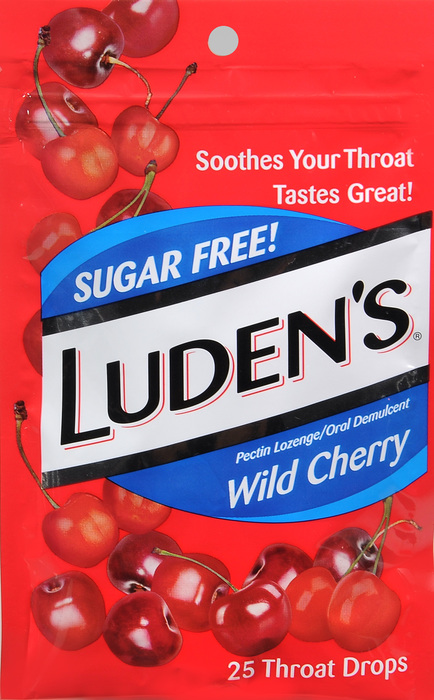 Luden's Throat Drops Sugar Free Cherry 25ct