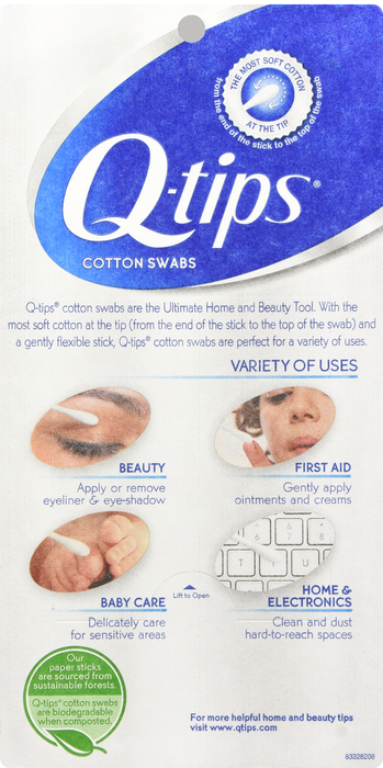 Q-TIPS ANTIMICROBIAL SWAB 300CT