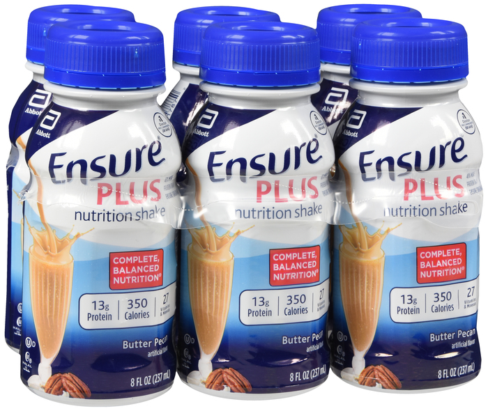 Ensure Plus Nutrition Shake 8oz Butter Pecan 6ct