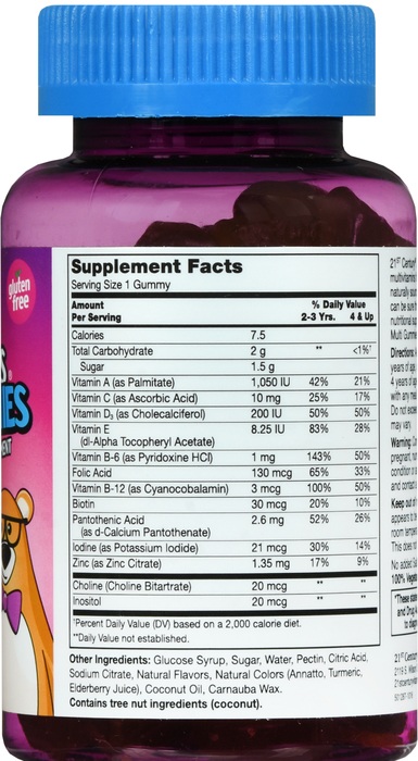 21st Century Zoo Friends Multivitamin Gummies 60ct