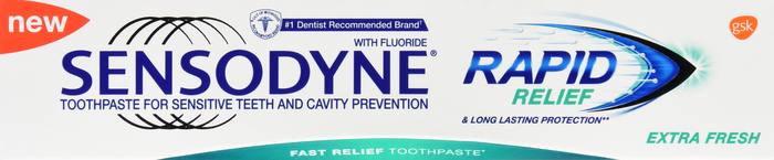 SENSODYNE RAPID RELIEF FRESH T/P 3.4 OZ