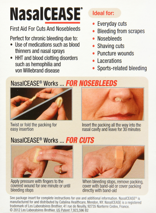 NASALCEASE STOP BLEEDING 5CT