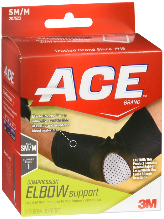 ACE Compression Elbow Support Elasto-Preene Small/Medium 1ct