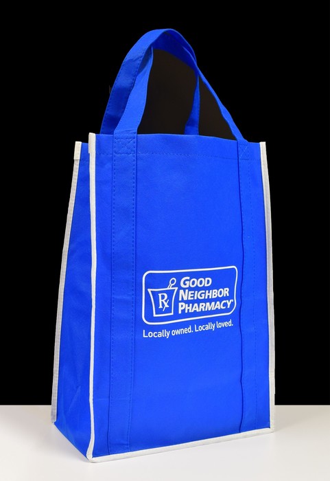 Good Neighbor Pharmacy Non-Woven Blue Bag 12x7x17 25ct