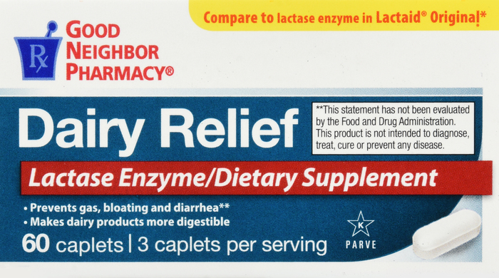 Good Neighbor Pharmacy Dairy Relief Caplets 60ct