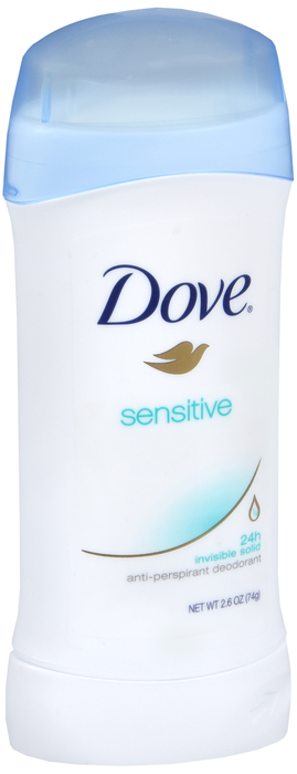 Dove Sensitive Invisible Solid Antiperspirant Deodorant 1.6oz