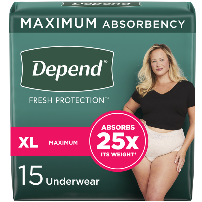 Depend Fit-Flex Max XL Women 2x15ct