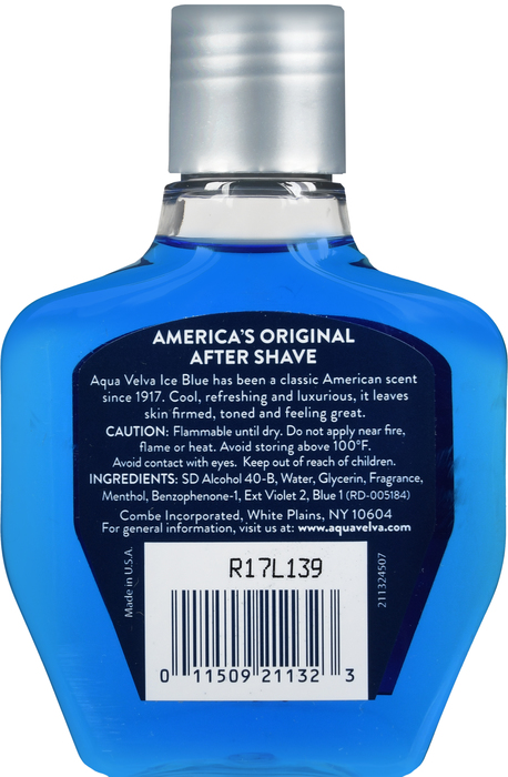 Aqua Velva Classic Ice Blue After Shave 3.5oz