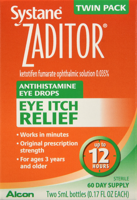 ZADITOR EYE ITCH RELIEF TWIN PACK 0.34OZ