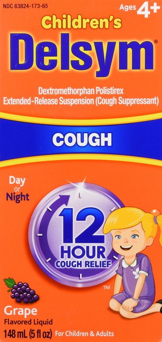 Children's Delsym 12HR Cough Liquid Grape 5oz