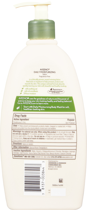 AVEENO LOTION DAILY MOISTURIZING 18OZ