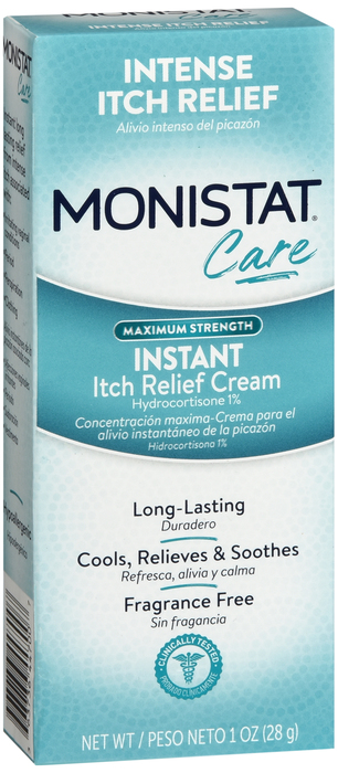 Monistat Care Maximum Strength Instant Itch Relief Cream 1oz