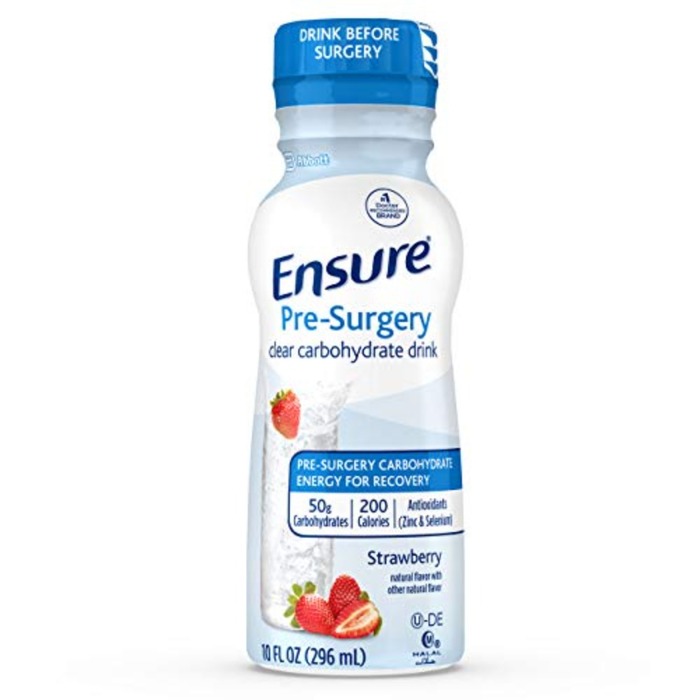 ENSURE PRE-SURG INST CLR 16X296ML