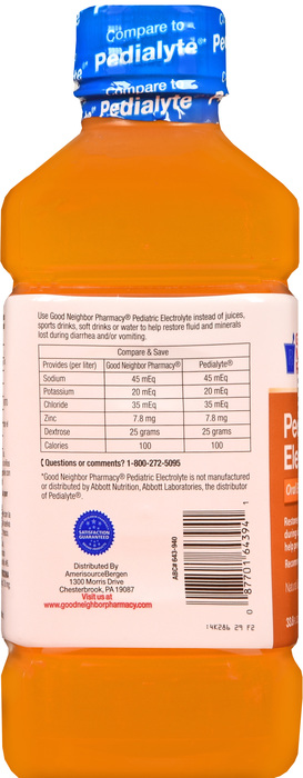 Good Neighbor Pharmacy Fruit Pediatric Electrolyte Liquid 6x33.8oz