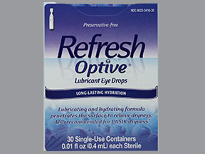 Refresh Optive Sensitive Lubricant Eye Drops 30ct