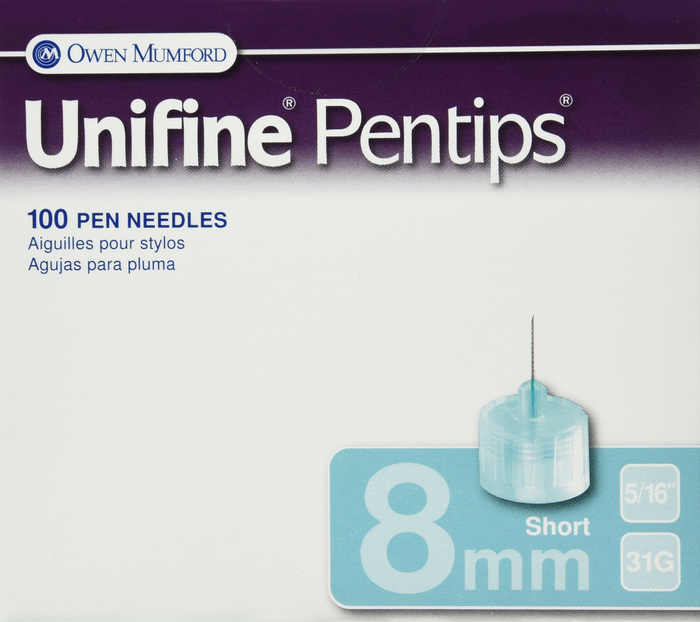 Unifine Pentips 8mmx31g 100ct