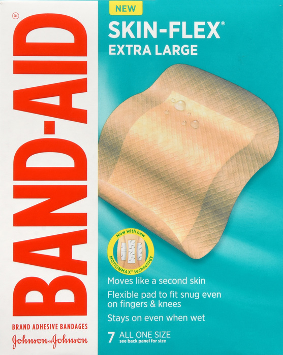 BAND-AID Skin-Flex Adhesive Bandages Extra Large 7ct