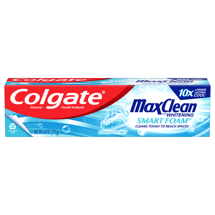 COLGATE MAX CLEAN FOAM T/P MINT 6OZ