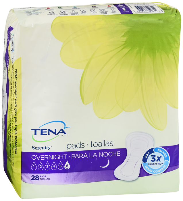 Tena Serenity Intimates Overnight Pads 28ct