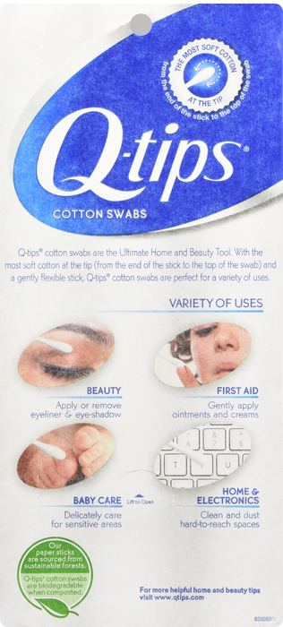 Q-TIPS COTTON SWAB 500CT